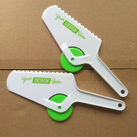 Hard Plastic Pizza Cutter with Logo