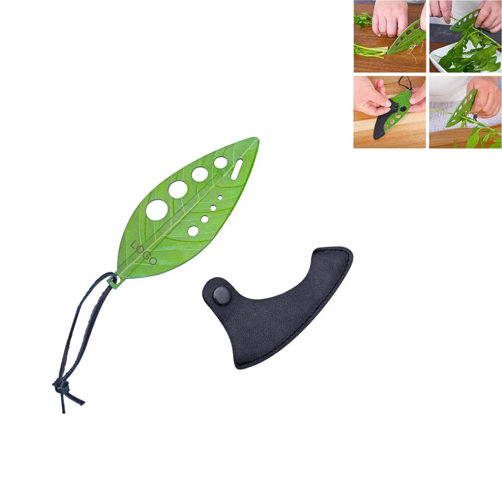 Logo Branded Kitchen Herb Leaf Stripper