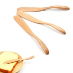 Wood Butter Knife with Logo
