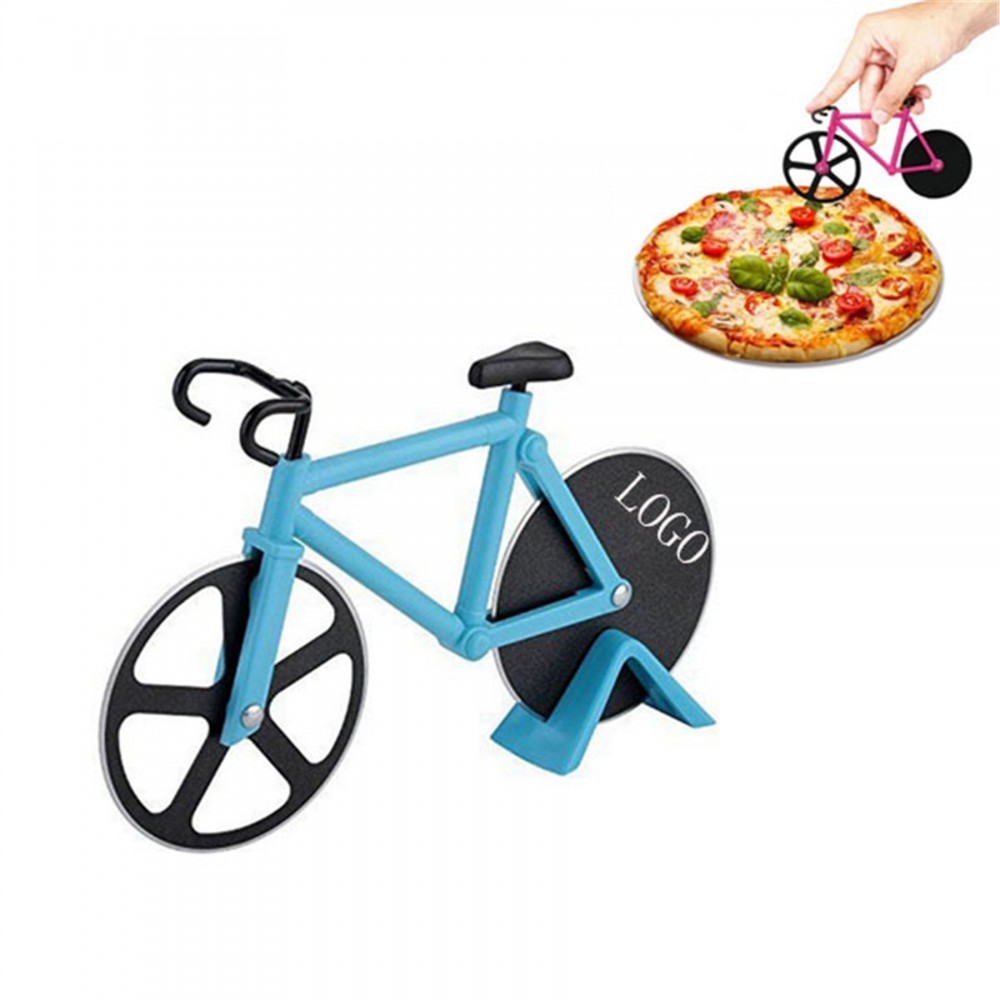 Bike Shape Pizza Cutter with Logo