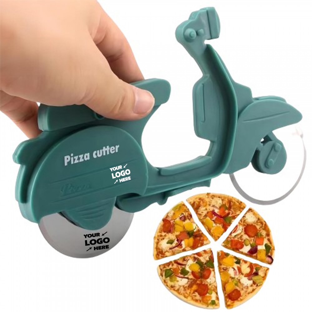 Custom Motorcycle Design Pizza Cutter