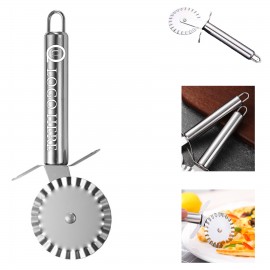 Stainless Steel Pizza Cutter with Logo
