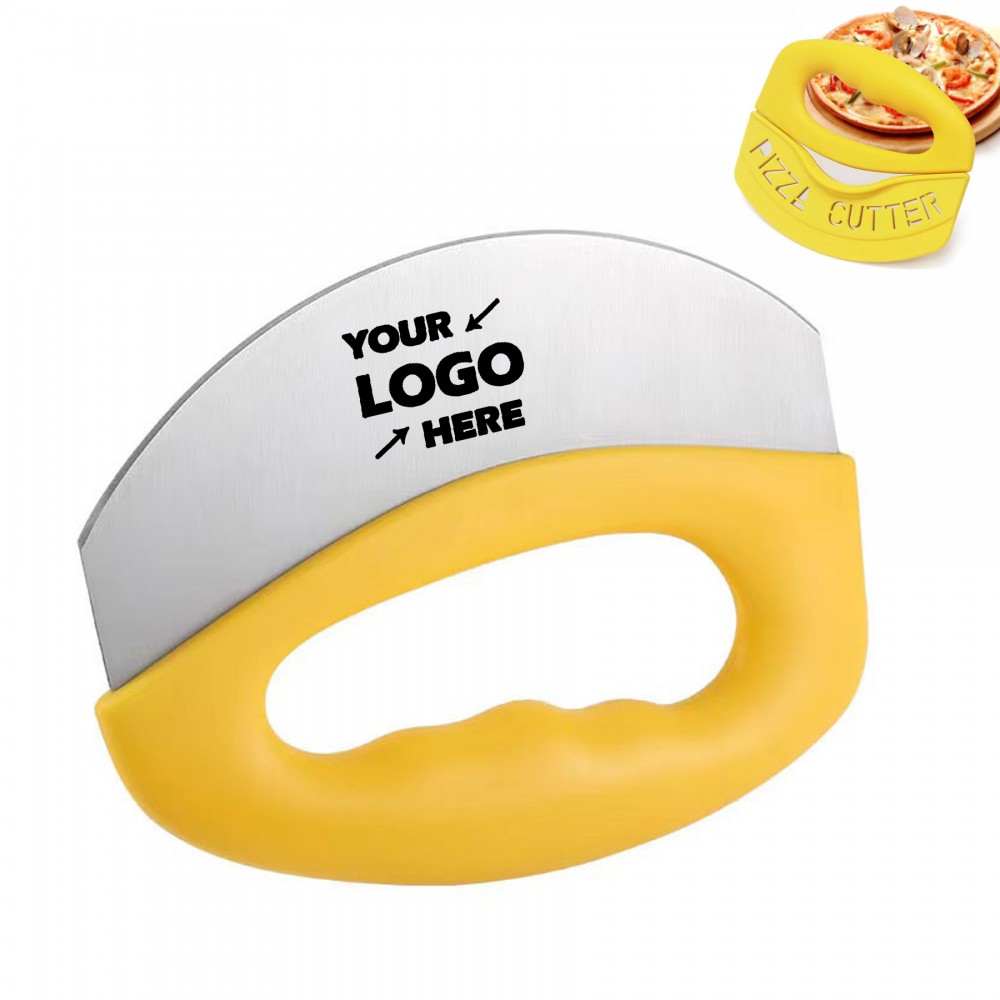Pizza Cutter with Protective Sleeve with Logo