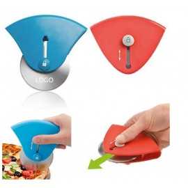 Custom Stainless Steel Pizza Cutter Wheel with Protective Blade Guard