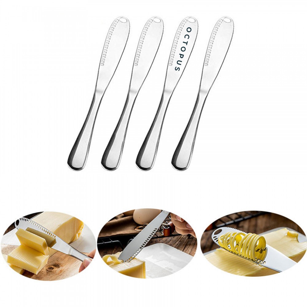 Stainless Steel Butter Knife with Logo