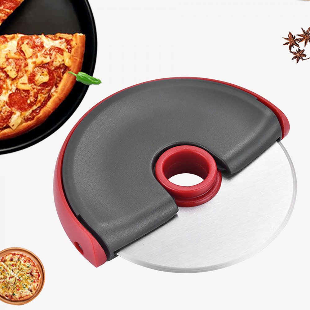 Pizza Cutter Wheel With Cover with Logo