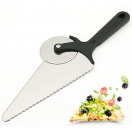 Multi-function Stainless Steel Pizza Cutter with Logo  Multi-function Stainless Steel Pizza Cutter with Logo