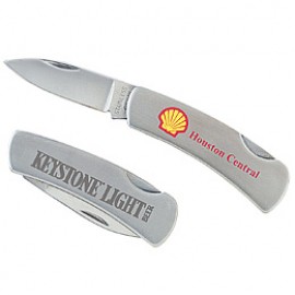 Single Blade Lock Knife with Logo