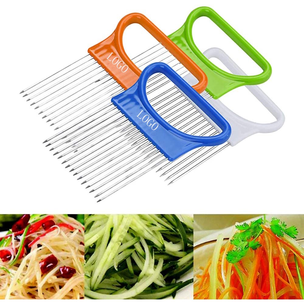 Onion Holder Slicer Vegetable Tools Tomato Cutter with Logo