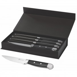 Oneida Jumbo 4 Piece Steak Knife Set with Logo