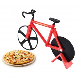 Promotional Bicycle Style Pizza Roller Cutter