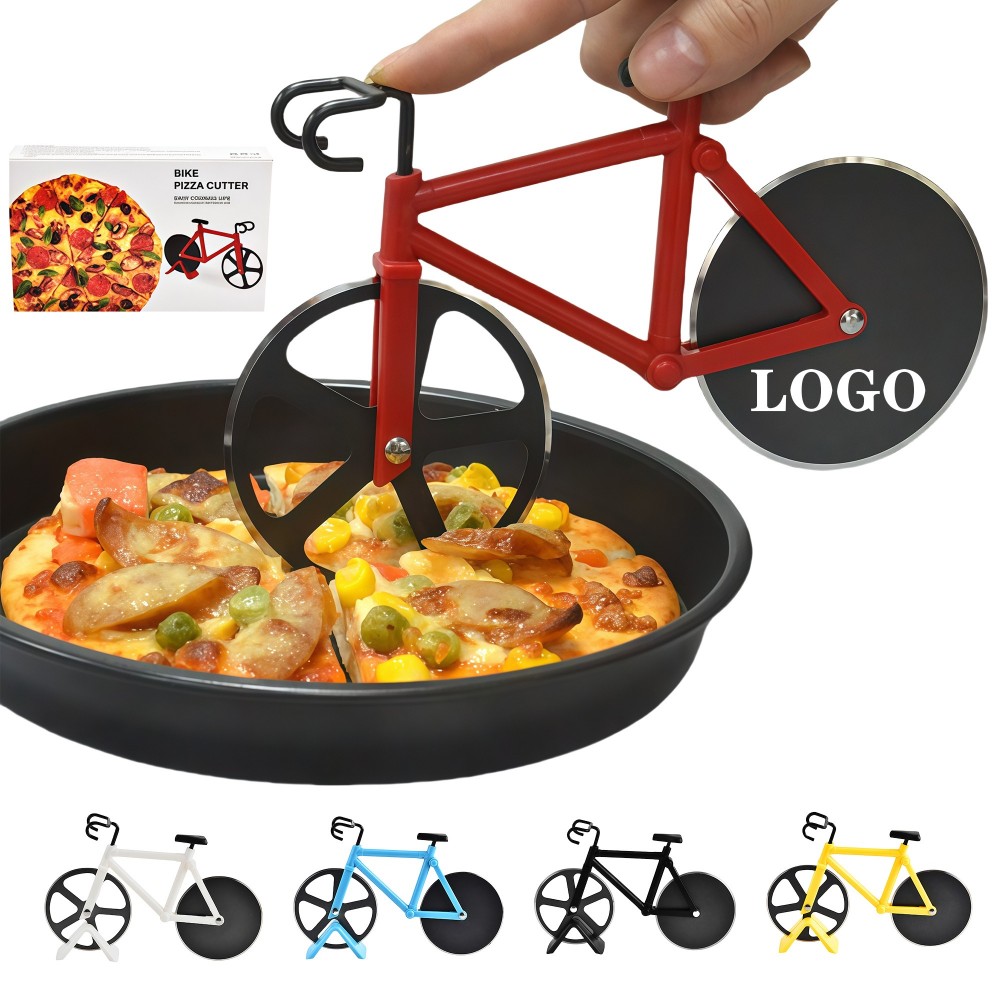 Promotional Stainless Steel Bike Pizza Cutter