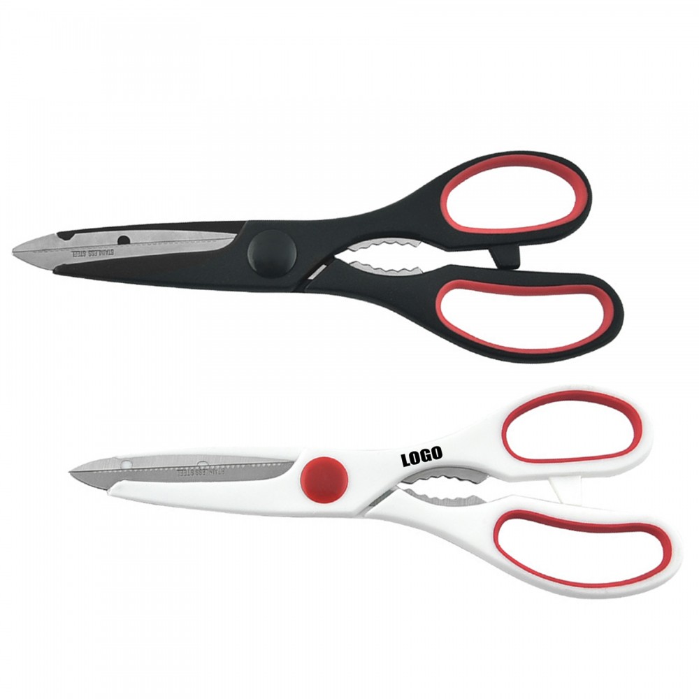 Scissors With Plastic Body Cover with Logo