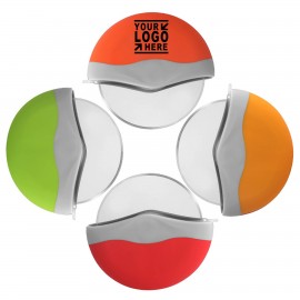 Logo Branded Custom Large Round Pizza Cutter/Stainless Steel  Logo Branded Custom Large Round Pizza Cutter/Stainless Steel