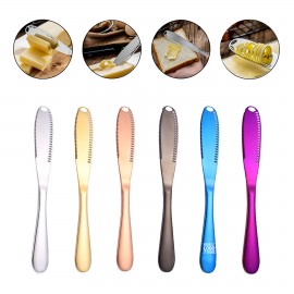3 in 1 Stainless Steel Butter Spreader Knife with Logo  3 in 1 Stainless Steel Butter Spreader Knife with Logo