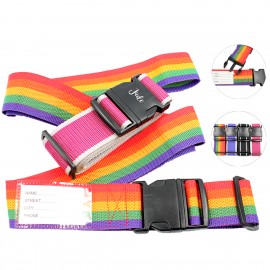 Colorful Luggage Straps (Economy Shipping) with Logo