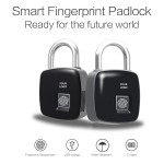 Smart Fingerprint Padlock Keyless Door Lock with Logo