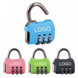 Mini 3-Digit Code Luggage Lock with Logo  Mini 3-Digit Code Luggage Lock with Logo