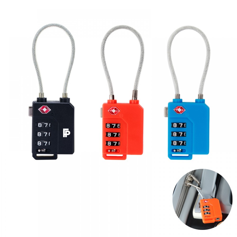 Compatible Travel Luggage Locks / Luggage Security Lock Custom Imprinted