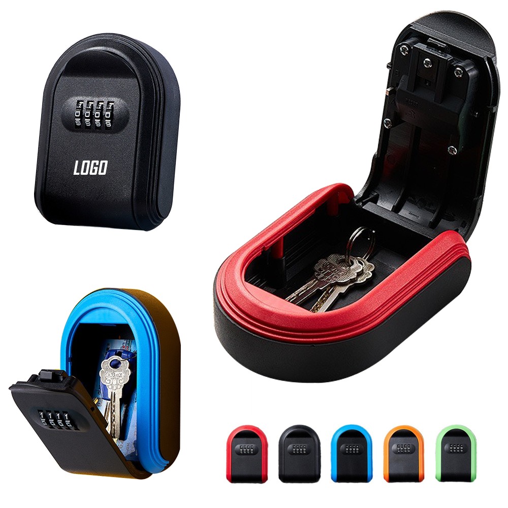Custom Wall Mounted Key Box w/Combination Lock (5"x3 3/5") Custom Wall Mounted Key Box w/Combination Lock (5"x3 3/5")