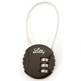 Combination Cable Lock with Logo  Combination Cable Lock with Logo