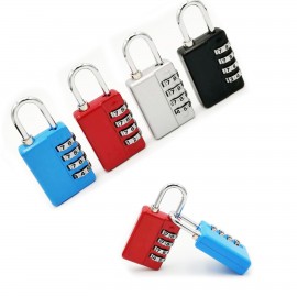 4-Digit Combination Lock Metal Travel Luggage Lock with Logo  4-Digit Combination Lock Metal Travel Luggage Lock with Logo