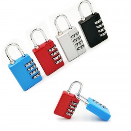 4-Digit Combination Lock Metal Travel Luggage Lock with Logo