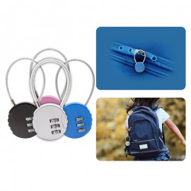 Customized Combination Code Wire Lock 5.32 Inch Wire Length Packing Sleeve