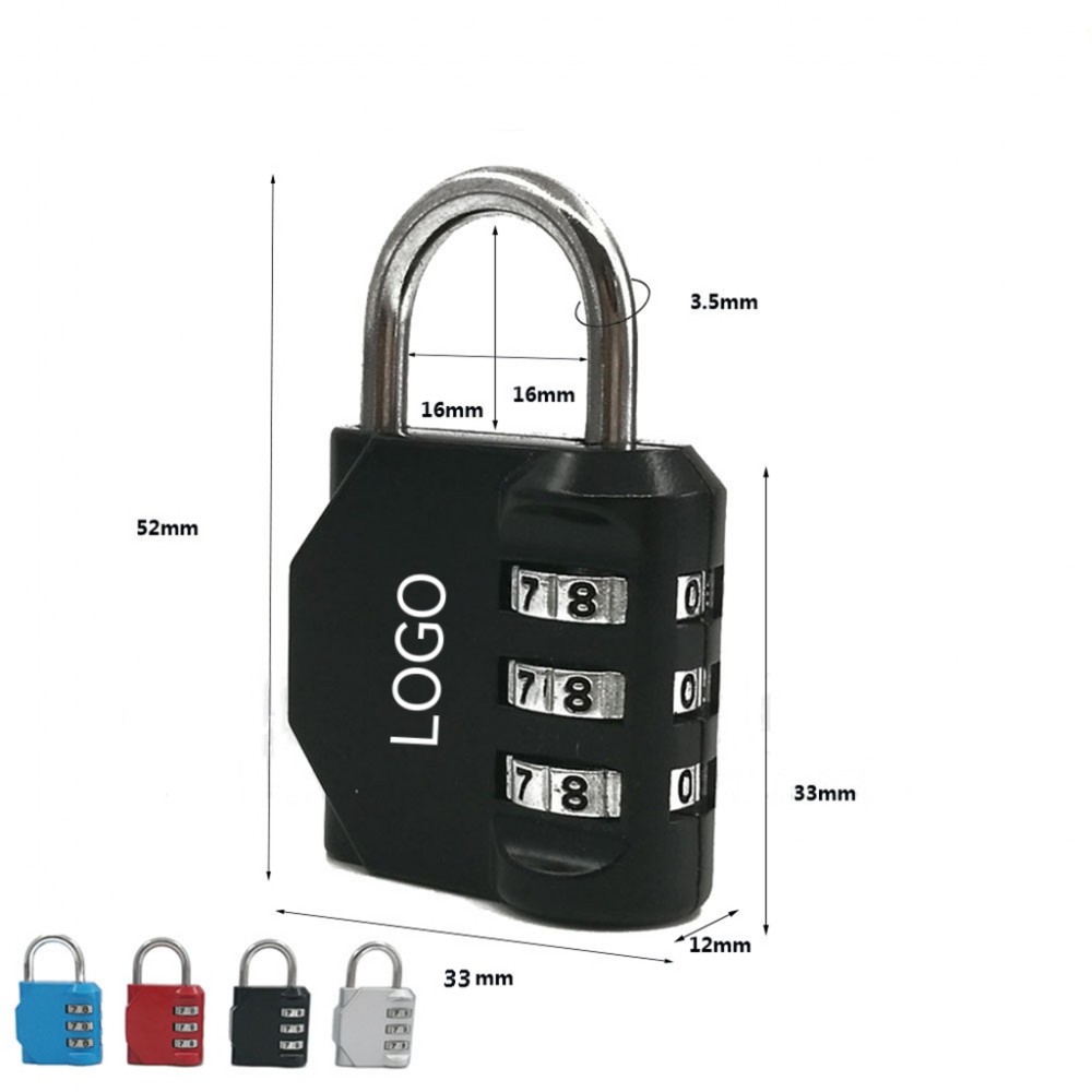 Personalized 4 Digit Combination Lock