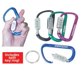 Customized Forged Aluminum Carabiner Combination Lock