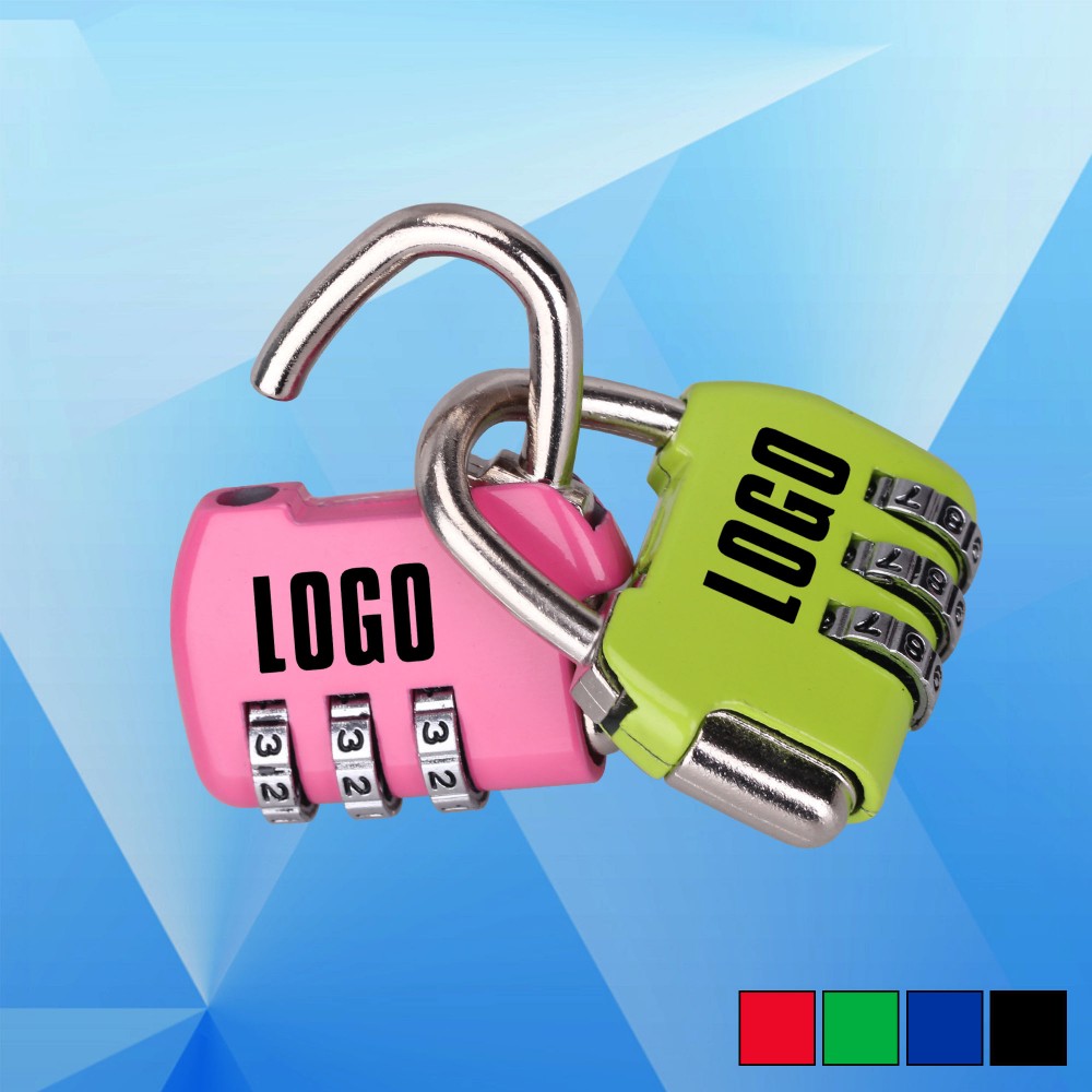 Mini-sized Metal Coded Lock with Logo