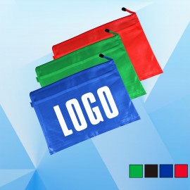 Cosmetic Bag/Waterproof A4 Zipper File Pouch with Logo