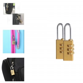 3-Digit Combination Resettable Lock with Logo  3-Digit Combination Resettable Lock with Logo