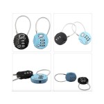 Custom Printed Wire Rope Mini Code Lock