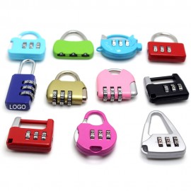 Mini Color Combination Padlock with Logo  Mini Color Combination Padlock with Logo