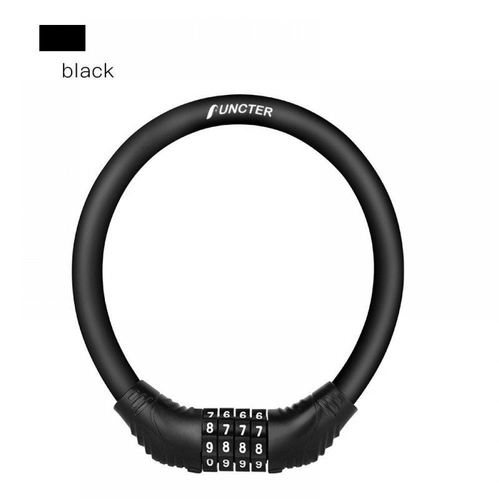 Portable Ring Safety Anti-Theft Combination Bicycle Lock with Logo