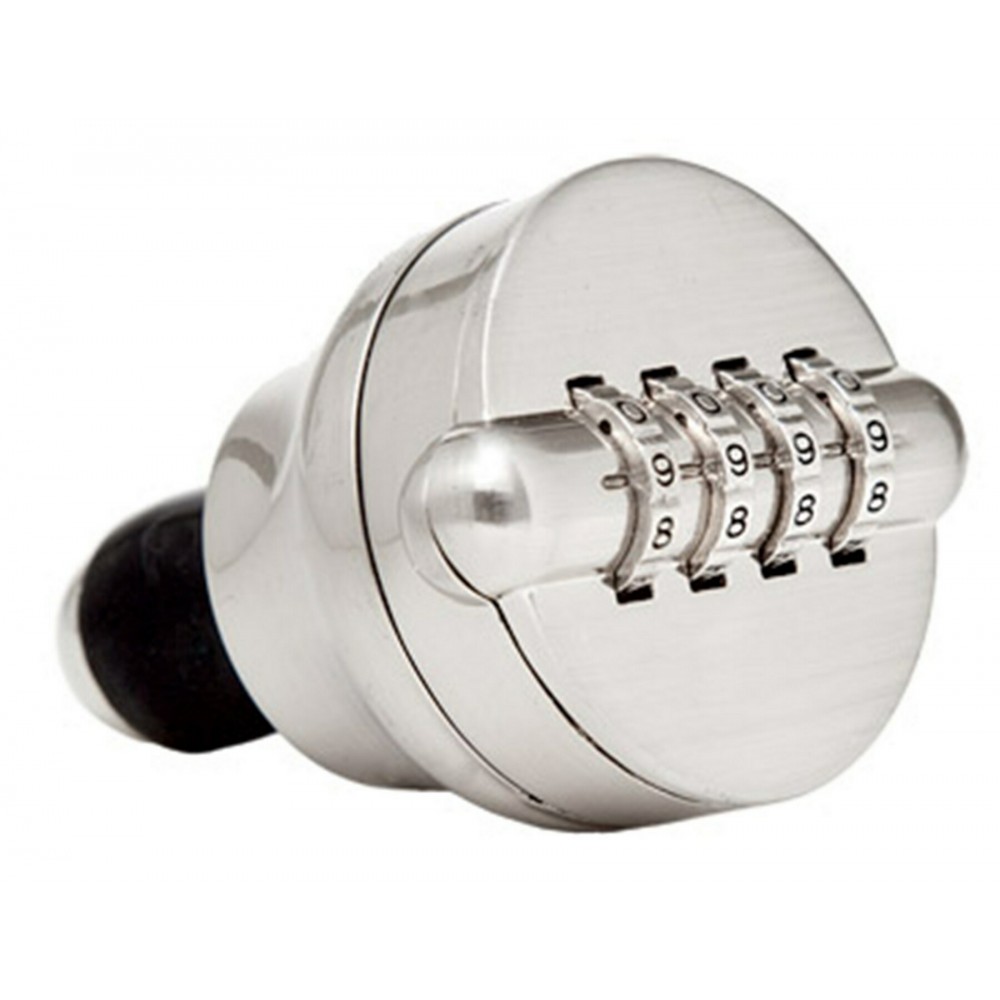 Solid Stainless Steel Combo Bottle Lock with Logo