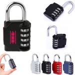 4-Digit Combination Lock with Logo