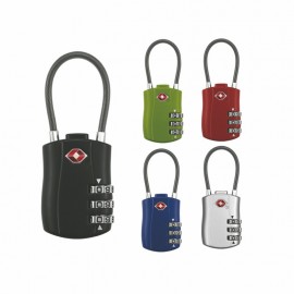 TSA Approved Luggage Lock with Logo  TSA Approved Luggage Lock with Logo