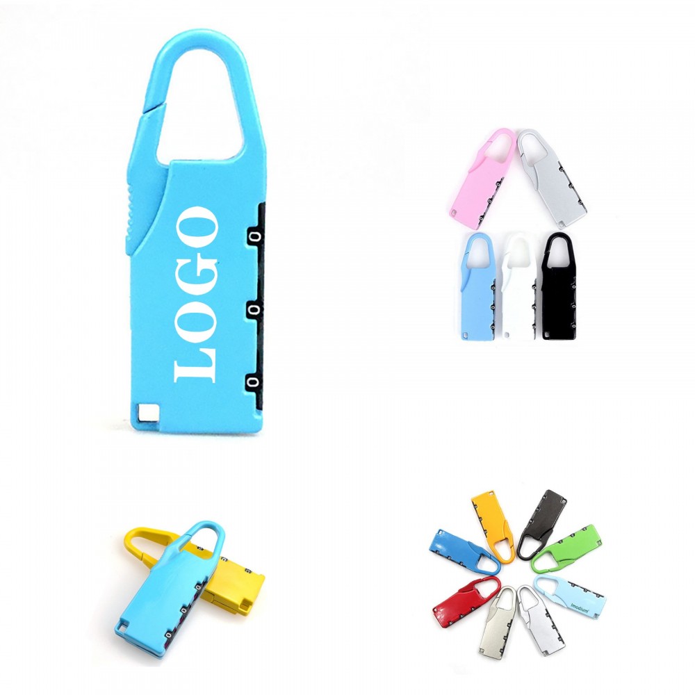 Mini Password Lock For Luggage Logo Branded