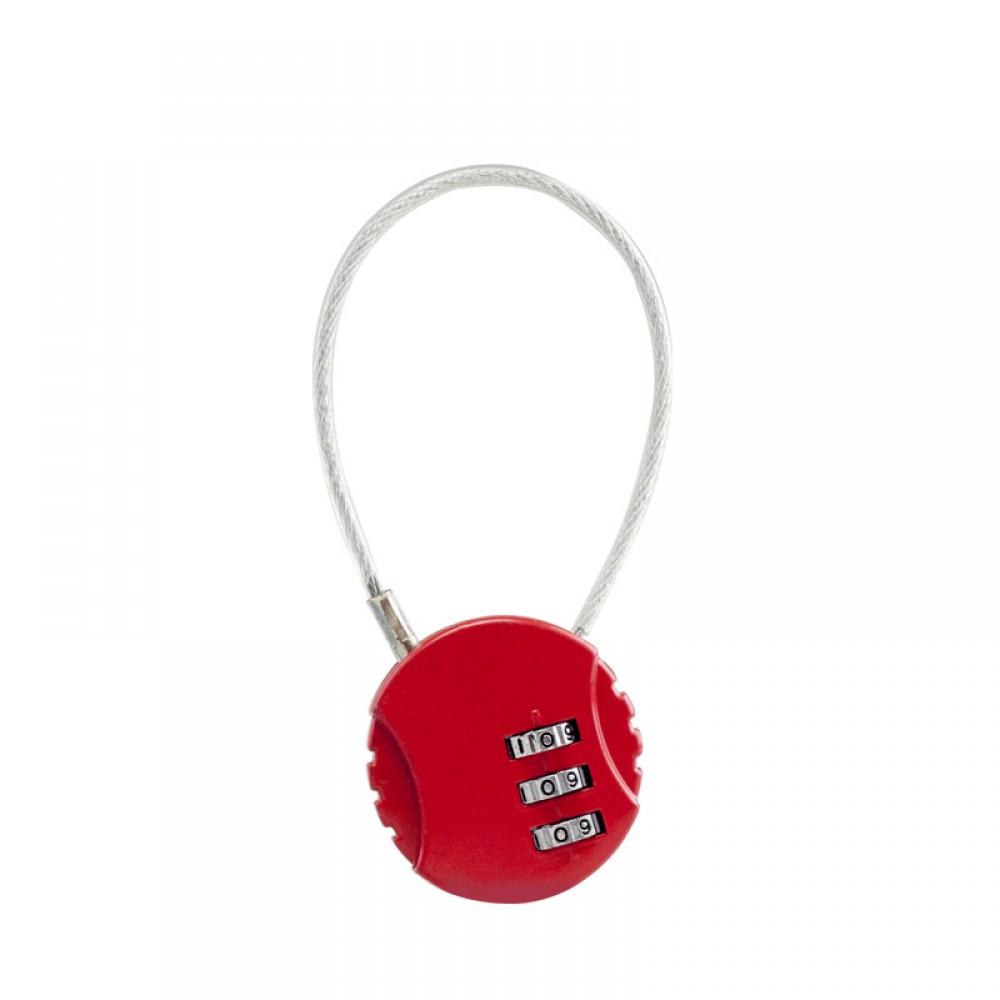 Combination Code Wire Lock 5.32 Inch Wire Length Opp Packing with Logo Combination Code Wire Lock 5.32 Inch Wire Length Opp Packing with Logo