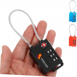 TSA Customs Luggage Password Lock with Logo