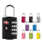 4 Digit Luggage Lock Custom Imprinted
