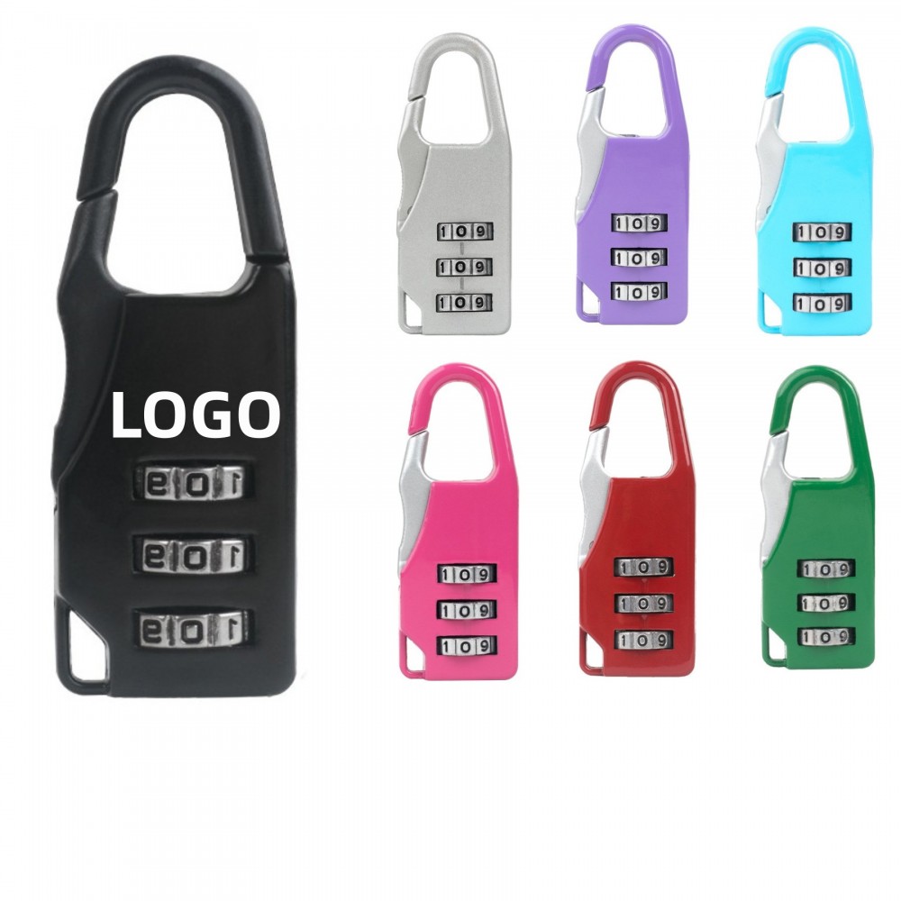 Travel Combination Lock with Logo