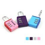 Personalized Color Zinc Alloy Combination Lock (Economy Shipping)