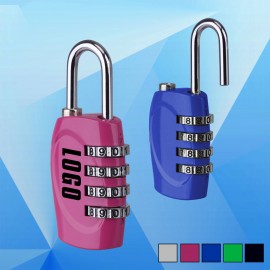 4-Digit Combination Lock with Logo  4-Digit Combination Lock with Logo