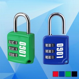 Logo Branded Luggage Digit Combination Coded Lock  Logo Branded Luggage Digit Combination Coded Lock