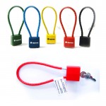 Long Cable Laminated Padlock with Logo
