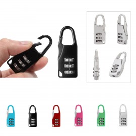 3 Digit Combination Padlock with Logo  3 Digit Combination Padlock with Logo