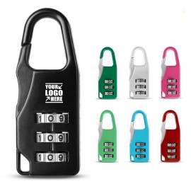 Luggage Combination Locks Padloc for Suitcases Bags with Logo